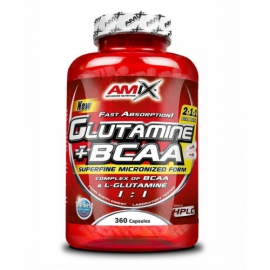 L-Glutamine + BCAA 360cps.